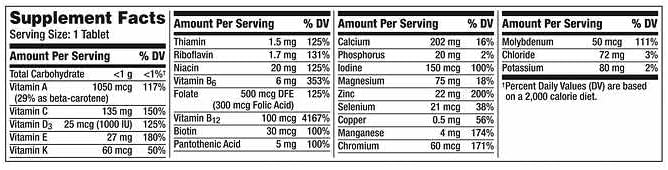 Centrums Silver Men 50+ Multivitamin, 275 Tablets Bundle - Adult Multi & Letter Vitamins Herbals & Dietary Supplements for Health