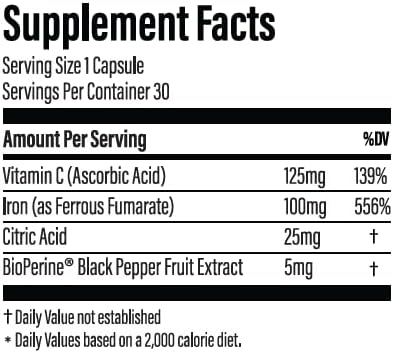Easy Iron: Doctor-Formulated High Potency Iron Supplement for Enhanced Energy & Wellness, Gentle on Stomach, Ideal for Thyroid & Anemia Support, Non-Constipating, Daily Boost