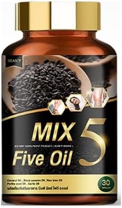 BEAN'P 5 Mix Five Oil 30 Capsules