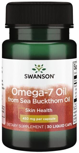 Swanson EFA Omega-7 Oil 450MG 30 LIQ CAPS