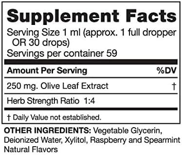 Seagate Products Liquid Olive Leaf Extract for Kids