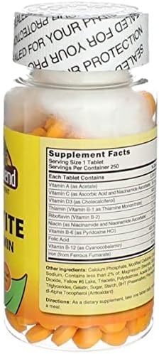 Nature's Blend Daily Vite Multivitamin 250 Tabs