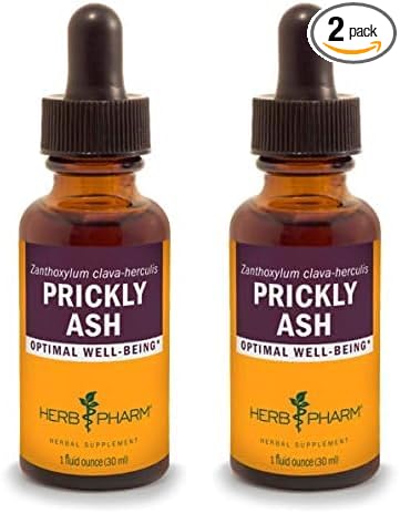 Herb Pharm Prickly Ash Liquid Extract - 1 Ounce (Pack of 2)