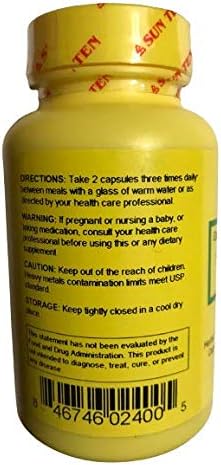 Sun Ten - Ginseng & Atractylodes Formula Capsules/Shen Ling Bai Zhu San/參苓白朮散