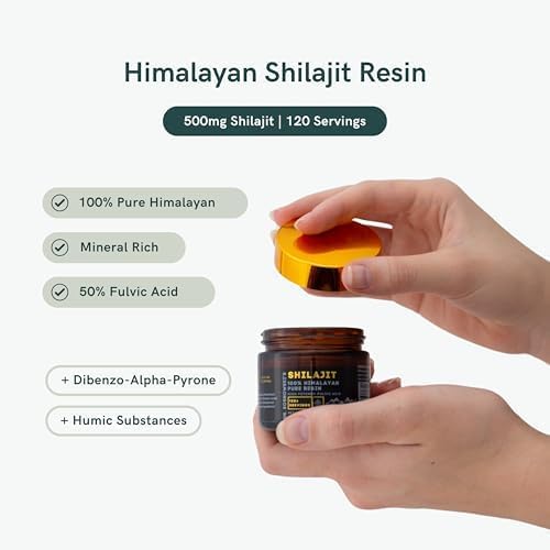 Dr Sosnowski's BioActive Shilajit Resin 60g | 120 Servings | High Potency Fulvic Acid