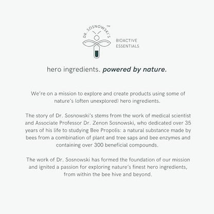 Dr Sosnowski's BioActive Shilajit Resin 60g | 120 Servings | High Potency Fulvic Acid