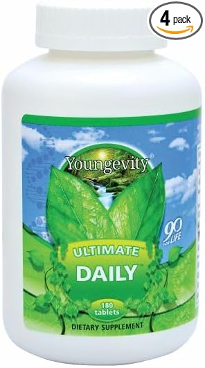 Youngevity Ultimate Daily Capsules 180 Count (4 Pack)