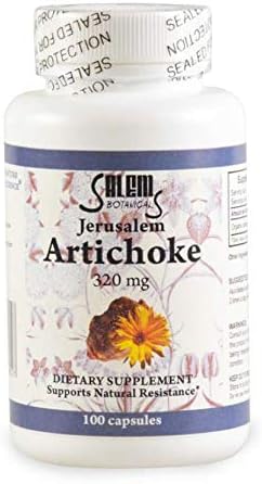 Salem Botanical Nutritional Supplement Capsules, Jerusalem Artichoke, 100 Count