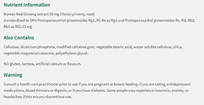 Jamieson Korean Red Ginseng 275 mg, 100 caplets