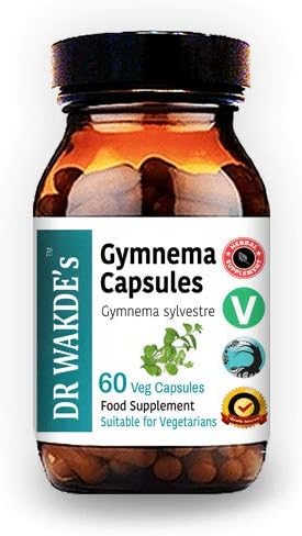 DR WAKDE's® Gymnema Capsules (Gudmar) I 100% Herbal I 60 Veggie Capsules I Ayurvedic Supplement I All Natural