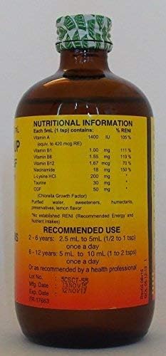 Cherifer Syrup with Chlorella Growth Factor, Taurin & Lysine