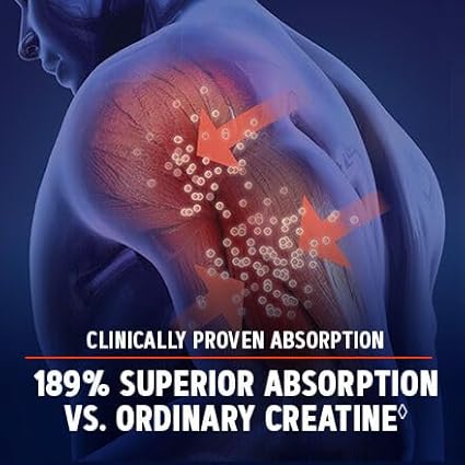 GNC AMP Creatine HCl 189 Pills, Clinically Proven Strength & Muscle Builder, Athletic Performance, Energy Production, Recovery Supplement, Fast Absorbing, Gluten Free Formula, 60 Servings