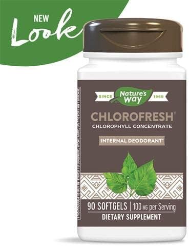 Pack of 2 x Nature's Way Chlorofresh - 90 Softgels