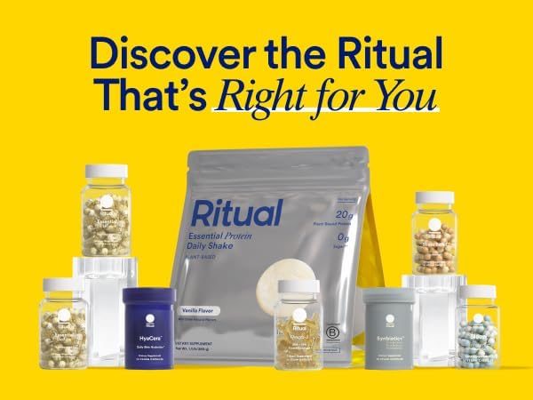 Ritual Multivitamin for Women 18+ with Vitamin D3 for Immune Support*, Vegan Omega 3 DHA, B12, Iron, Gluten Free, Non GMO, USP Verified, 30 Day Supply, 60 Capsules