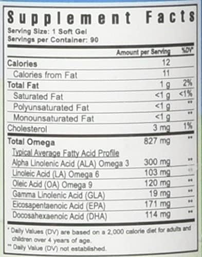 Youngevity Ultimate EFA Plus – Essential Fatty Acids, 90 Soft Gels – Balanced Fish Oil Formula