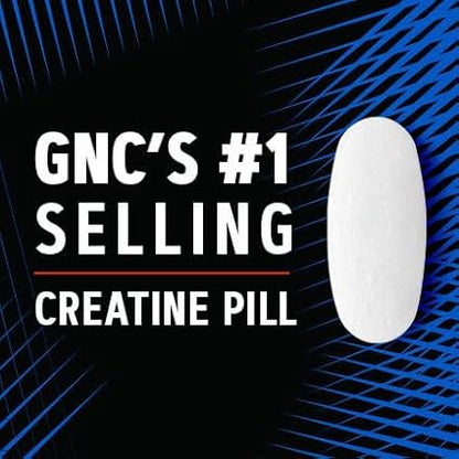 GNC AMP Creatine HCl 189 Pills, Clinically Proven Strength & Muscle Builder, Athletic Performance, Energy Production, Recovery Supplement, Fast Absorbing, Gluten Free Formula, 60 Servings