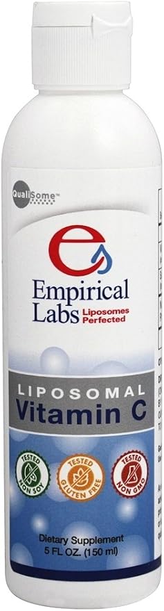 Liposomal Vitamin C Highest Absorption to Cells 96% Includes Proper Amount of Phosphatidyl Choline (PC)