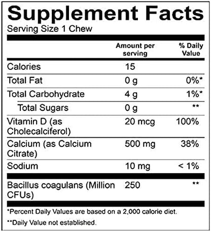 BariatricPal 90-Day Bariatric Vitamin Bundle (Multivitamin ONE 1 per Day! Capsule with 60mg Iron and Calcium Citrate Soft Chews 500mg with Probiotics - French Caramel Vanilla)