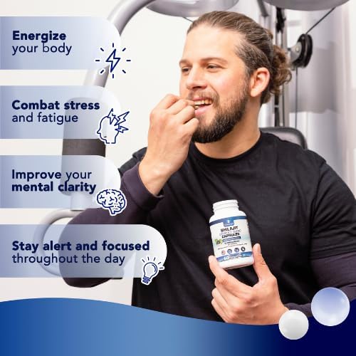 Pure Himalayan Shilajit for Men & Women - Boost Stamina, Athleticism, Support Metabolism & Energy | 10,000mg Shilajit Ashwagandha Supplements + Irish Sea Moss, Tongkat Ali, PQQ & More - 60 Capsules