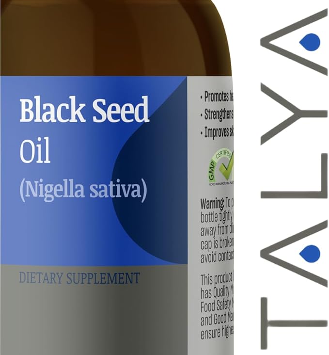 Black Seed Oil 3.4 fl. oz (100 ml) - Liquid Black Seed Oil - Dietary Supplement - Immune Support - High Thymoquinone - Cold Pressed - Pure Turkish Black Seed Oil - Non-GMO - Glass Bottle