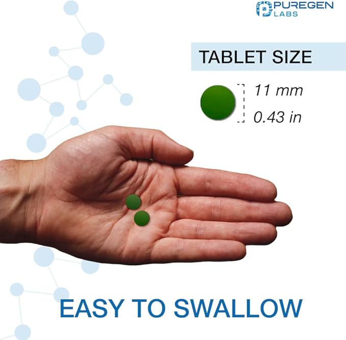Puregen Labs Ferrous Gluconate 324 mg [High Potency] Iron Supplement, Gentle on Stomach | 2 Pack - 200 Tablets Total