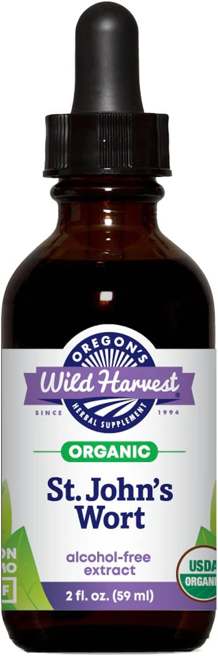 Oregon's Wild Harvest Fresh Organic St. John's Wort Extract, 2 Fluid Ounce