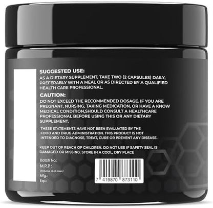 Spirulina 1100mg – Vegan Superfood Capsules for Heart, Immune & Energy Support – Plant-Based Protein &– 90 Capsules