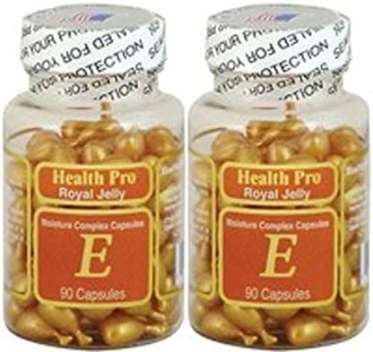 Vitamin E Skin Oil Royal Jelly, 90 Softgels (Pack of 2)