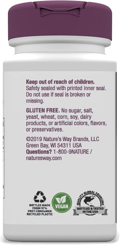Nature's Way Ginkgo Premium Extract, Supports Memory & Concentration*, 120 mg Ginkgo Biloba Extract per 2-Capsule Serving, with Gotu Kola, Vegan, No Gluten, 60 Capsules (Packaging May Vary)