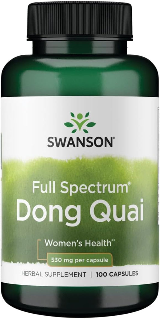 Swanson Dong Quai 530 Milligrams 100 Capsules