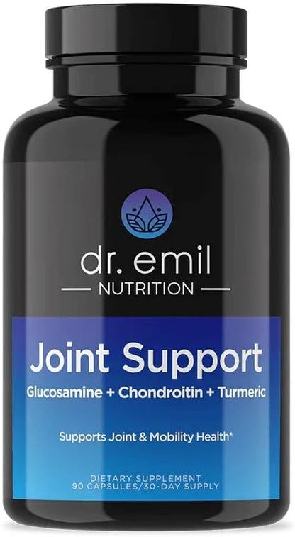 DR. EMIL NUTRITION Joint Aid Supplement - Joint Supplement with Glucosamine Chondroitin, MSM & Turmeric - Joint Health Supplement for Mobility and Discomfort for Men and Women* (60 Capsules)