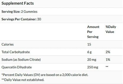 Trace Minerals Quercetin - Antioxidant Supplement Supports Immune & Cellular Health - Essential Nutrients Supplement Supports Mineral Absorption & Cardiovascular Health - Mango, 60 Gummies