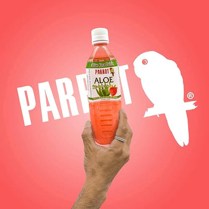 Parrot Brand Aloe Strawberry 16.9 fl.oz.（Pack of 10）