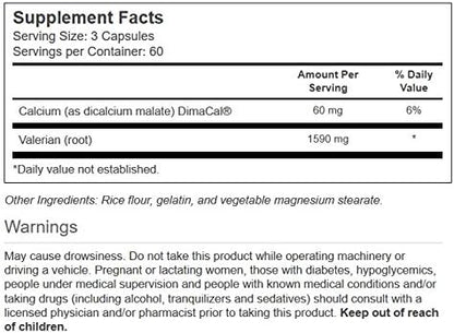 Vitacost Valerian Root -- 1590 mg per serving - 180 Capsules