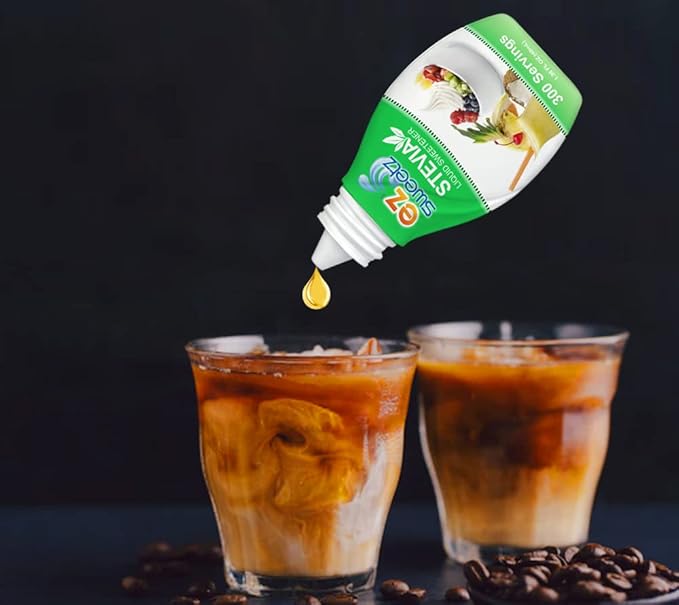 EZ-Sweetz (3-Pack 1.36oz - Liquid De-Bittered Stevia Sweetener 300 Servings/Bottle