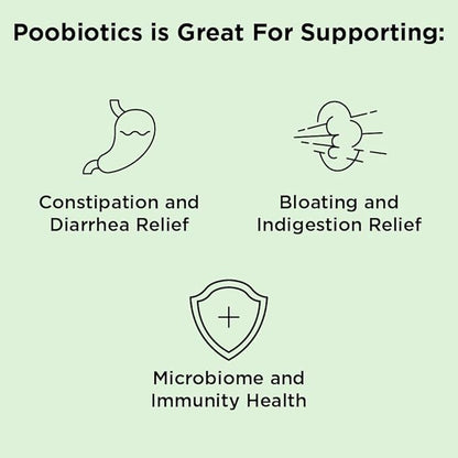 nbpure Poobiotics, Vegan Pre & Probiotics – Gut Health & Microbiome Balance Support for Men & Women – Supports IBS, Diarrhea, Constipation, Leaky Gut Relief – Lactobacillus & Bifidobacterium