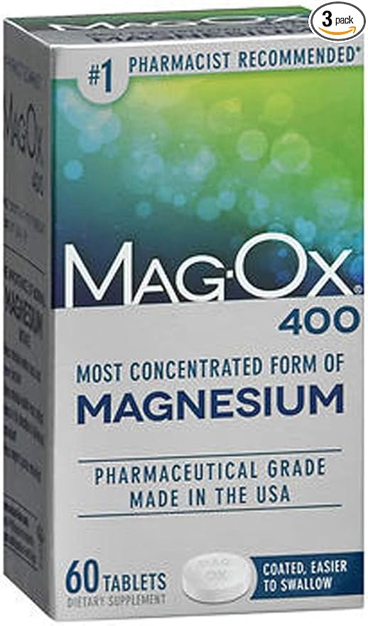 Mag-Ox 400 Magnesium, Tablets 60 Each ( Pack Of 3 )