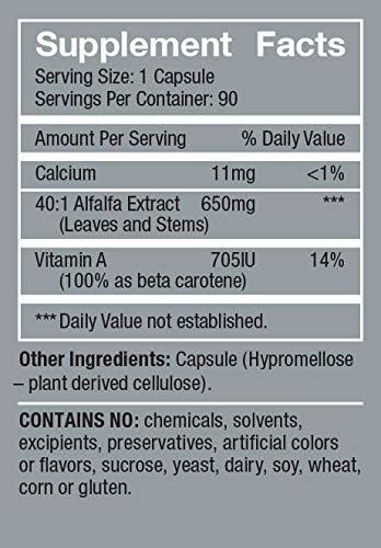 Natural Health International pH Quintessence - 40:1 Alfalfa Concentrate - 270 Vegan Capsules (90 Day Supply) – Alkaline The Body, Balance pH and Support Detox
