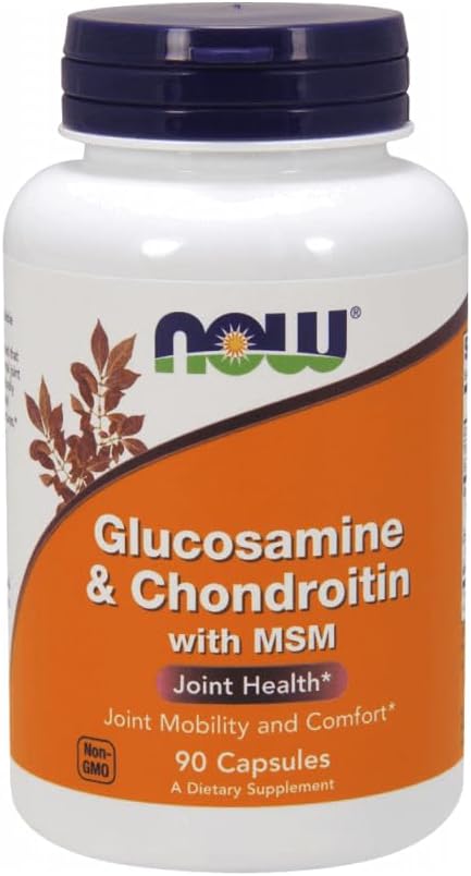 NOW Foods Glucosamine & Chondroitin with MSM, 90 Count