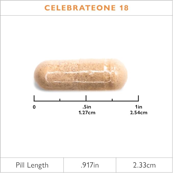 Celebrate Vitamins CelebrateONE 18, 18mg Iron - One A Day Bariatric Multivitamin, Essential Vitamins & Minerals - Gastric Bypass & Sleeve Gastrectomy Supplement (30 Capsules)