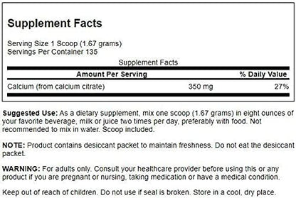 Swanson 100% Pure Calcium Citrate PWD 8 OZ