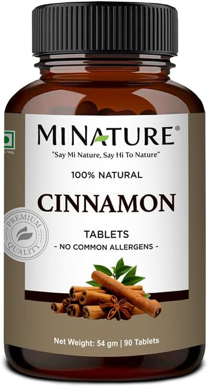 minature Cinnamon Tablets | Herbal & Plant Based| Support Immunity| Gluten Free Non-GMO |Overall Wellbeing |90 Tablet, 45 Days Supply 500mg