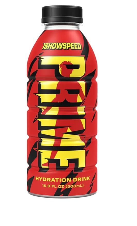 ISHOWSPEED Prime Drink, New Dragon Fruit Acain Flavor, Limited Edition bottles, (1 Bottle) with alphatek.store sticker