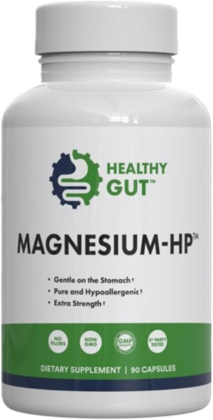 Magnesium-HP | Ultra Pure Glycinate with Zero Fillers | 180 mg Magnesium Glycinate | 90 Servings