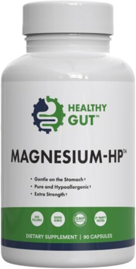 Magnesium-HP | Ultra Pure Glycinate with Zero Fillers | 180 mg Magnesium Glycinate | 90 Servings