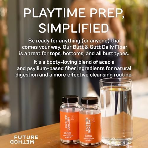 FUTURE METHOD Fiber Supplement, Acacia and Psyllium Husk Fiber Pills for Digestion (60ct)