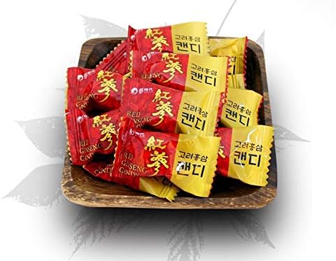 SAMSIDAE Korean Red Ginseng Candy Gold 300g - Smooth, Breath Refresher, Healthy Candy, Best Taste, Energy Candy