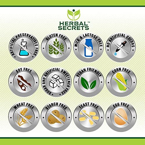 Herbal Secrets Turmeric Curcumin Supplement | 1000 Mg Per Serving | 120 Veggie Capsules | Blend of Turmeric Powder & Turmeric Extract | Non-GMO | Gluten Free | Made in USA