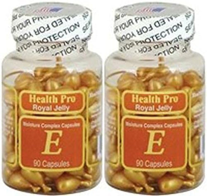 Vitamin E Skin Oil Royal Jelly, 90 Softgels (Pack of 2)