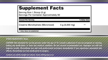 Amazing Formulas Micronized Creatine Monohydrate Supplement | 5000 Mg | Non-GMO | Gluten Free | Made in USA (1 Lb, Unflavored)